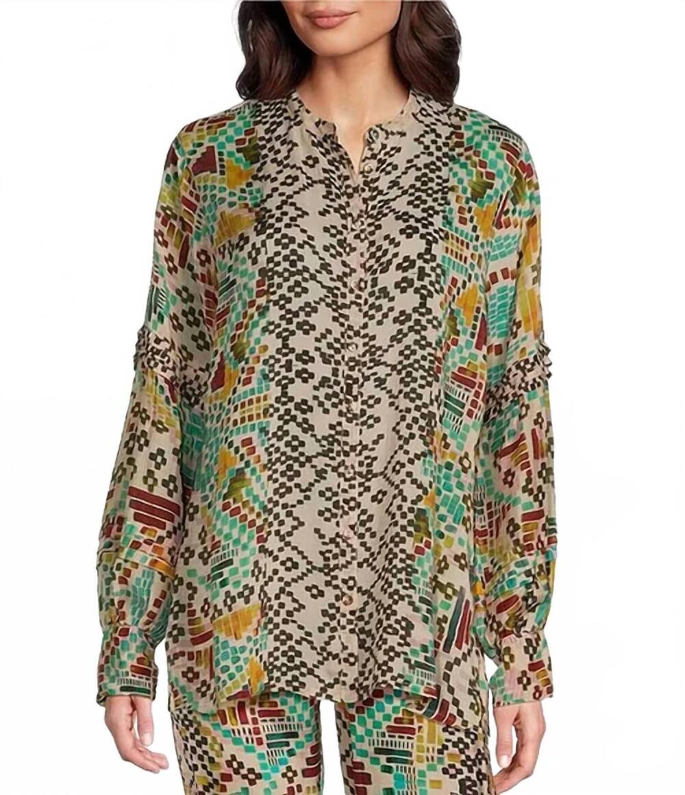 NEW JOHNNY WAS malina blouse in etris